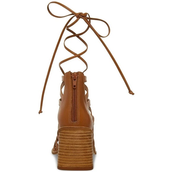 Steve Madden Womens Cherri 30 Leather Strappy Gladiator Sandals - Picture 3 of 10